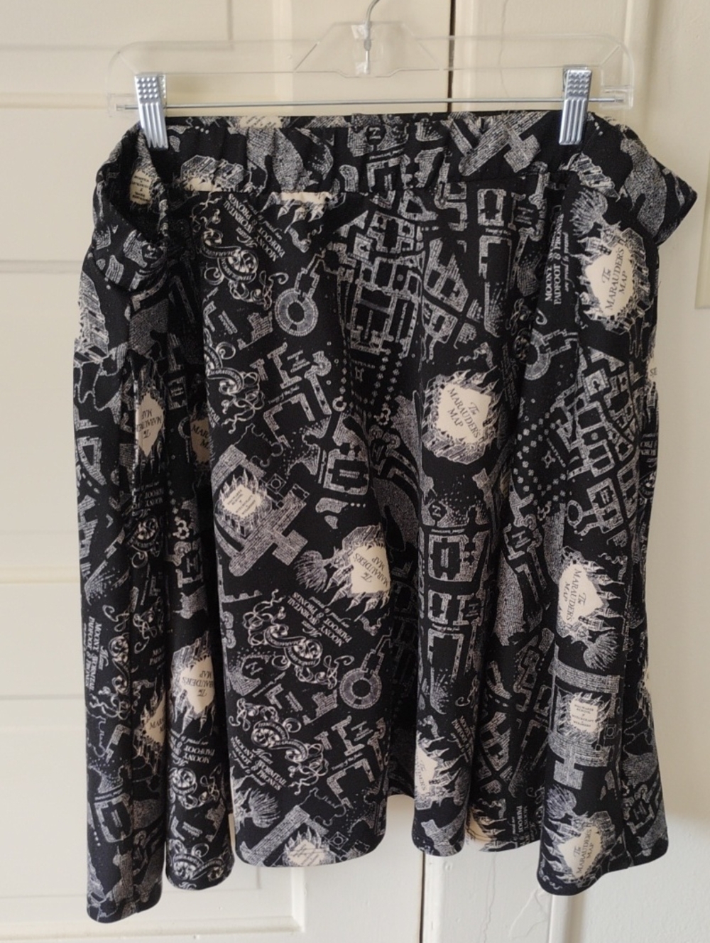 Harry Potter Marauder's Map Skirt Hogwarts School Halloween Plus Size